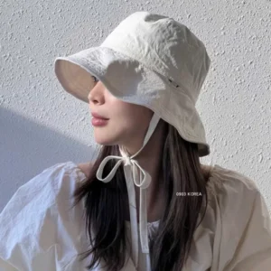 Mũ bucket đính nơ